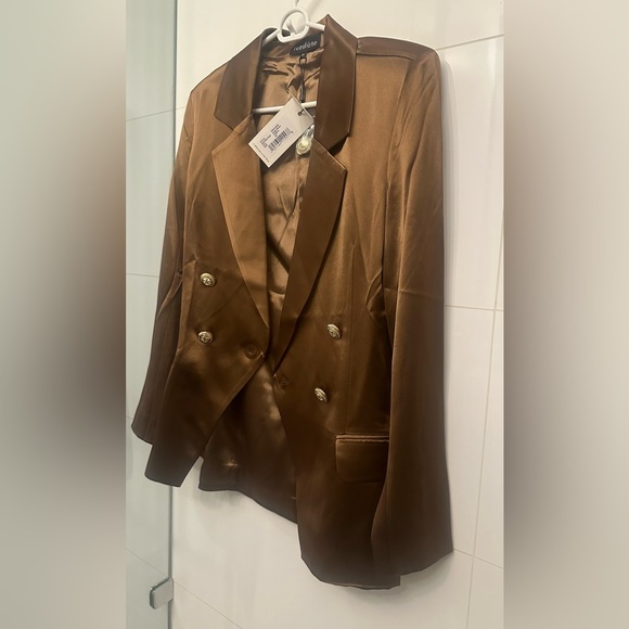 Retrofete Saige Blazer in Cognac in XS - Picture 9 of 10